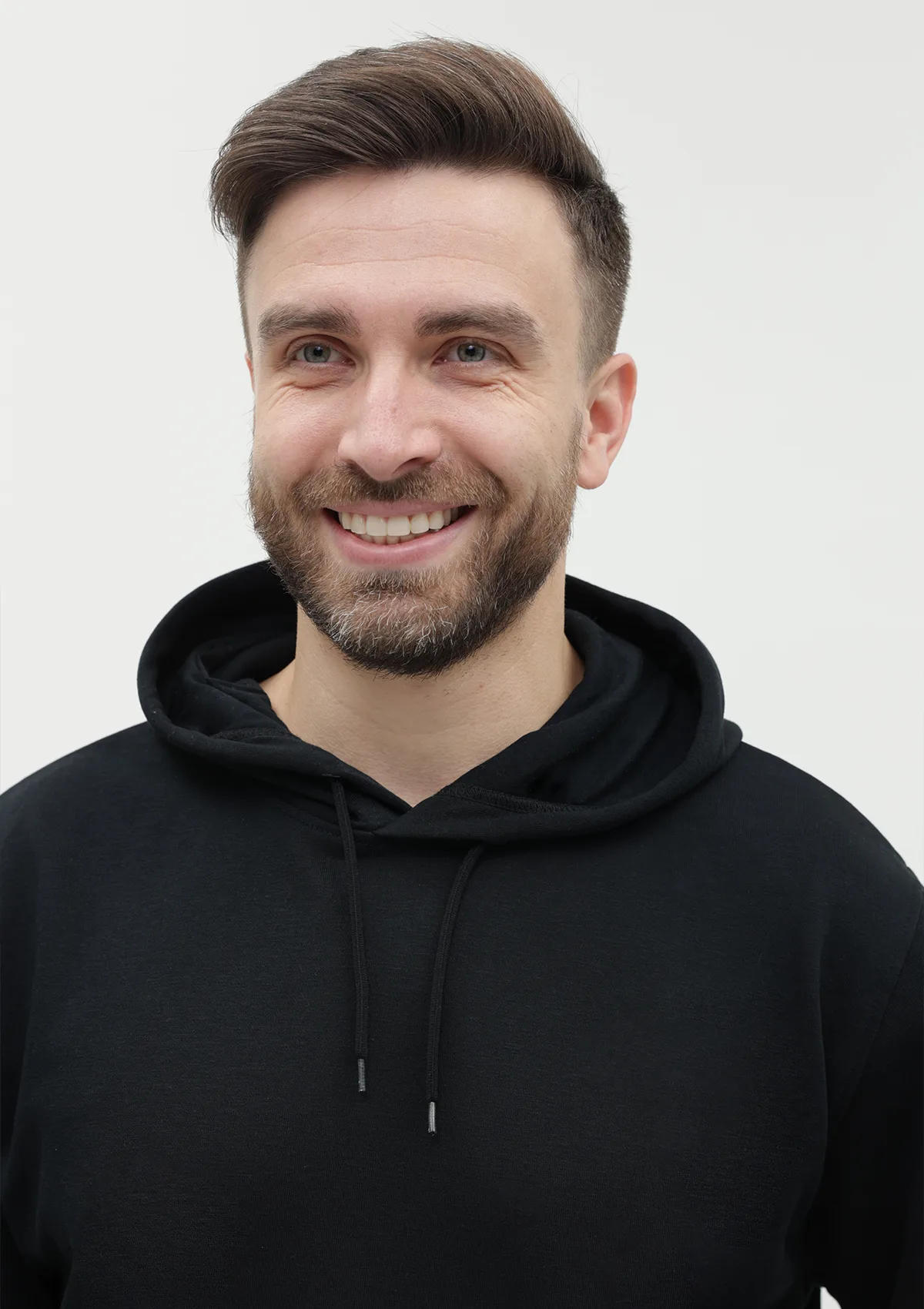 Худи унисекс STAN футер с начёсом 260, 20, Чёрный