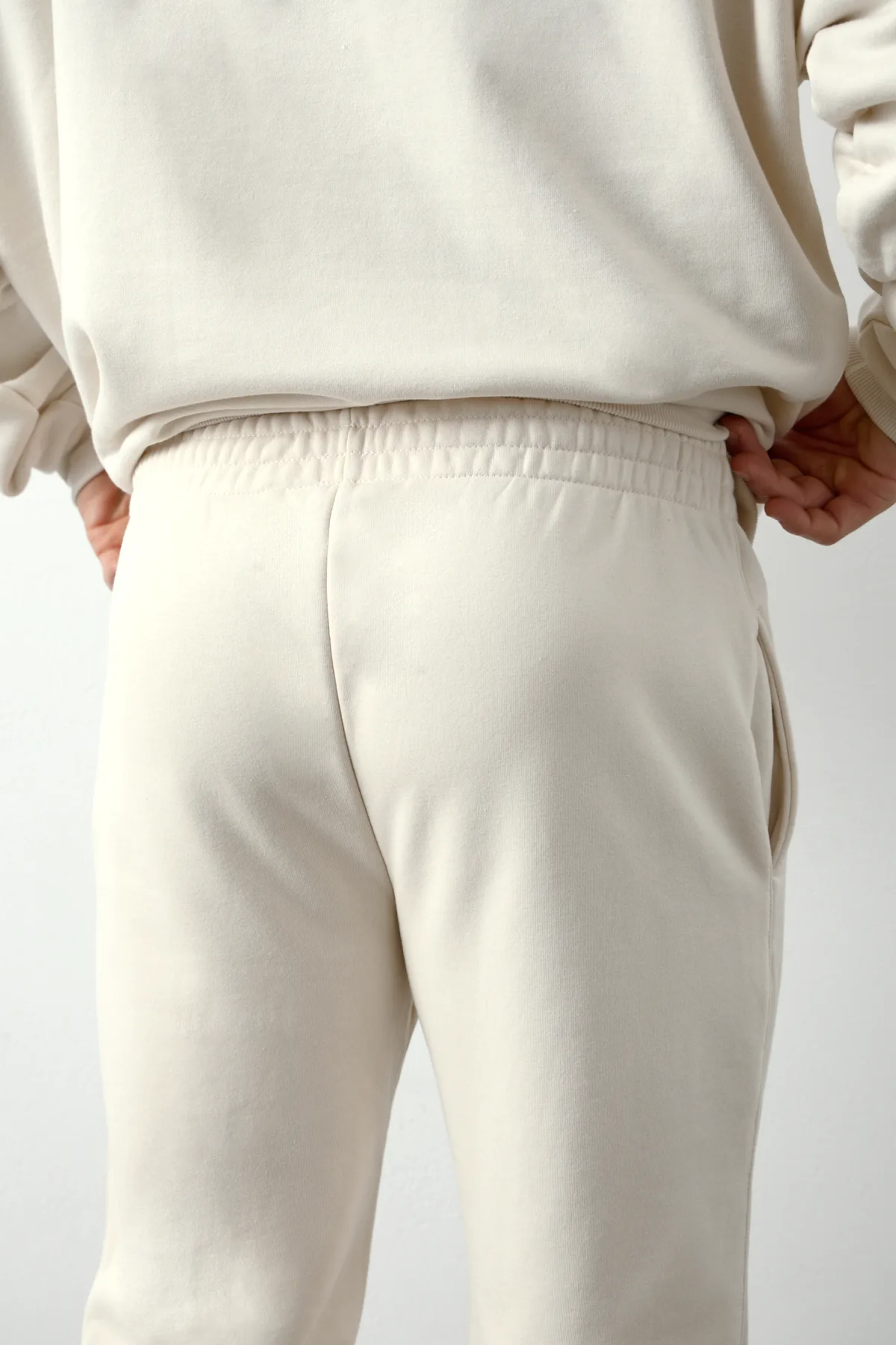 Шорты унисекс STAN футер, 260, 98, Молочный
